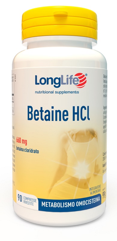 LONGLIFE BETAINE HCL 90 COMPRESSE - Antica Farmacia Ferrari