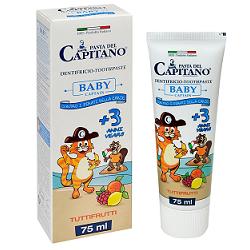 PASTA CAPITANO DENTIFRICIO BABY T FRU 75 ML - Antica Farmacia Ferrari