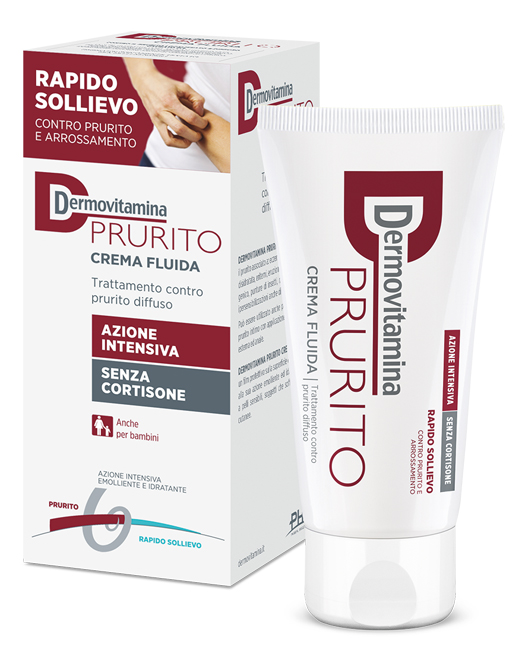 DERMOVITAMINA PRURITO CREMA FLUIDA AZIONE INTENSIVA SENZA CORTISONE 150 ML - Antica Farmacia Ferrari