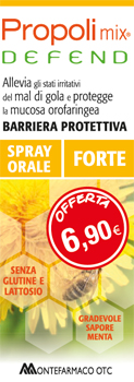 PROPOLI MIX DEFEND SPRAY ORALE FORTE 30 ML SAPORE MENTA - Antica Farmacia Ferrari