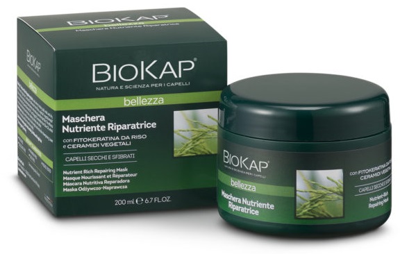 BIOKAP MASCHERA NUTRIENTE/RIPARATRICE 200 ML - Antica Farmacia Ferrari