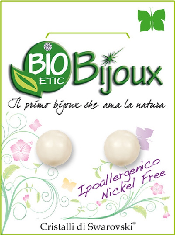 ORECCHINO PERLA 8MM CREAM - Antica Farmacia Ferrari