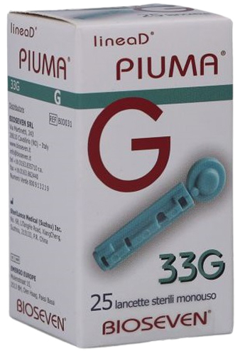 LANCETTE PUNGIDITO LINEA D PIUMA GAUGE 33 25 PEZZI - Antica Farmacia Ferrari