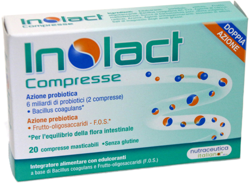 INOLACT 20 COMPRESSE MASTICABILI - Antica Farmacia Ferrari
