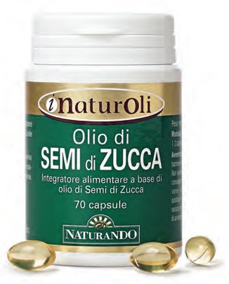 I NATUROLI OLIO DI SEMI DI ZUCCA 70 CAPSULE - Antica Farmacia Ferrari