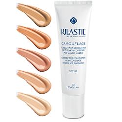 RILASTIL CAMOUFLAGE FONDOTINTA CORRETTIVO FLUIDO ELEVATA COPRENZA 50 30 ML - Antica Farmacia Ferrari