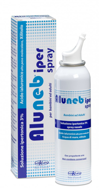 ALUNEB SOLUZIONE IPERTONICA 3% SPRAY NASALE 125 ML - Antica Farmacia Ferrari
