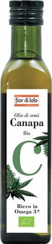 FIOR DI LOTO OLIO DI SEMI DI CANAPA BIO 250 ML - Antica Farmacia Ferrari