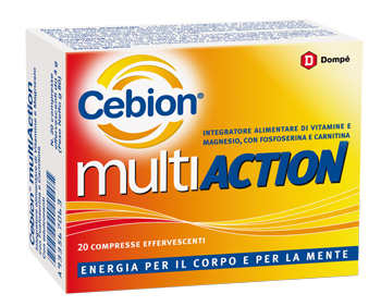 CEBION MULTIACTION 20 COMPRESSE EFFERVESCENTI - Antica Farmacia Ferrari