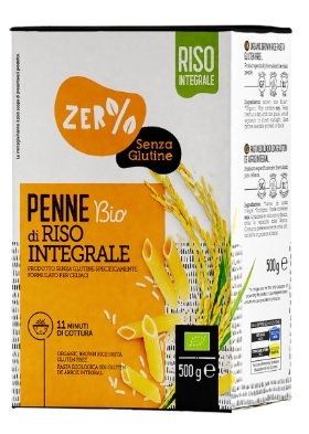 ZERO% GLUTINE PENNE DI RISO INTEGRALE SENZA GLUTINE BIO 500 G - Antica Farmacia Ferrari
