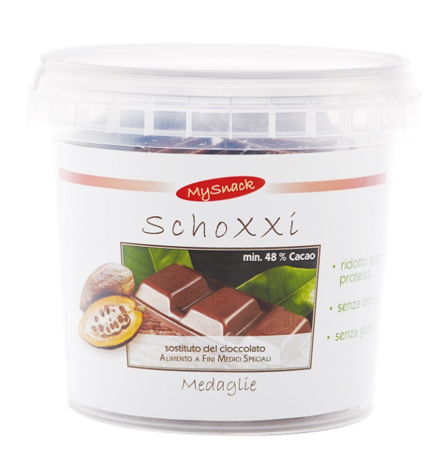 MY SNACK SCHOXXI MEDAGLIE CIOCCOLATO 180 G - Antica Farmacia Ferrari