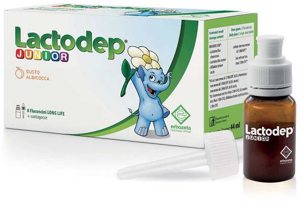 LACTODEP JUNIOR 8 FLACONCINI X 5,5 ML - Antica Farmacia Ferrari