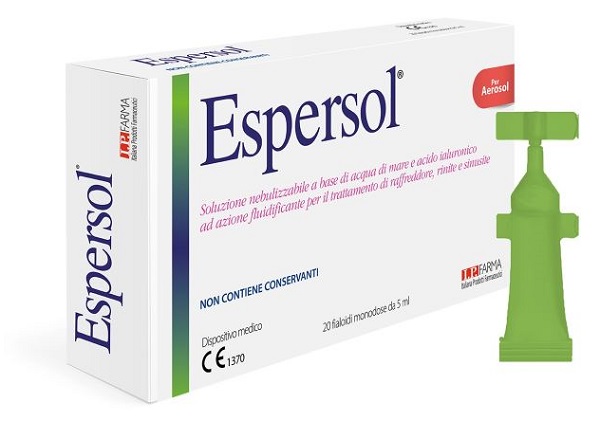 SOLUZIONE PER AEROSOL ESPERSOL 20 FIALE MONODOSE 5 ML - Antica Farmacia Ferrari
