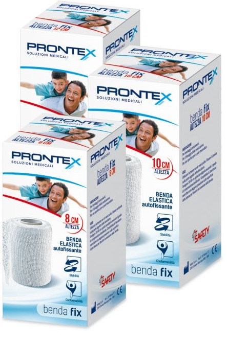 BENDA ELASTICA PRONTEX FIX AUTOFISSANTE 12 CM DI ALTEZZA PER4 METRI IN ESTENSIONE 1 PEZZO - Antica Farmacia Ferrari