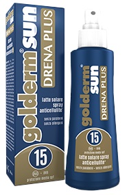 GOLDERM SUN DRENA PLUS SPF 15 SPRAY 200 ML - Antica Farmacia Ferrari