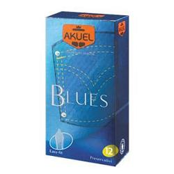 PROFILATTICO ANSELL AKUEL MANIX BLUES B 12 PEZZI - Antica Farmacia Ferrari