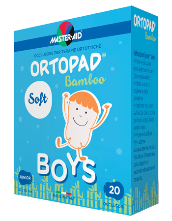 CEROTTO OCULARE PER ORTOTTICA ORTOPAD SOFT BOYS JUNIOR 20 PEZZI - Antica Farmacia Ferrari