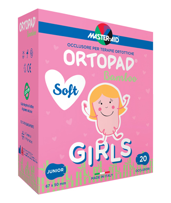 CEROTTO OCULARE PER ORTOTTICA ORTOPAD SOFT GIRLS JUNIOR 20 PEZZI - Antica Farmacia Ferrari