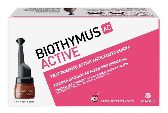 BIOTHYMUS AC ACTIVE TRATTAMENTO ATTIVO ANTICADUTA DONNA 10 FIALE - Antica Farmacia Ferrari