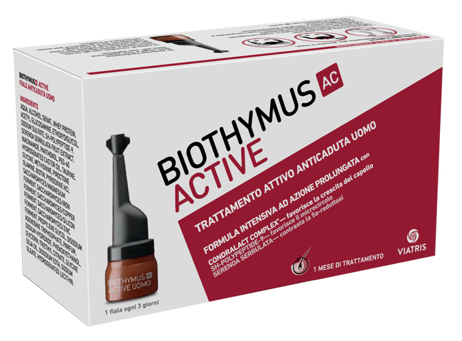 BIOTHYMUS AC ACTIVE TRATTAMENTO ATTIVO ANTICADUTA UOMO 10 FIALE 3,5 ML - Antica Farmacia Ferrari