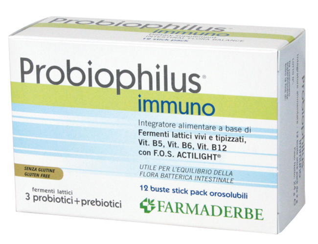 PROBIOPHILUS IMMUNO 12 BUSTE - Antica Farmacia Ferrari