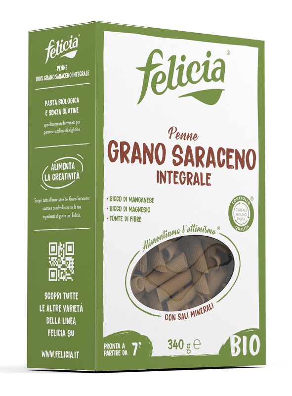 FELICIA BIO SARACENO PENNE 340 G - Antica Farmacia Ferrari