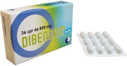 DIBENORM PLUS 36 COMPRESSE 850 MG - Antica Farmacia Ferrari