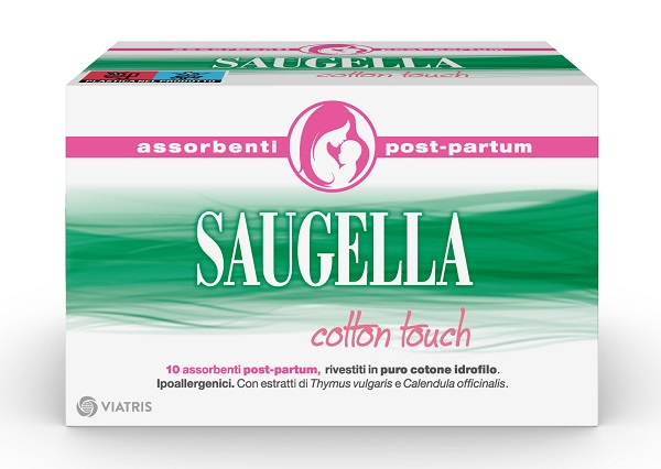 SAUGELLA COTTON TOUCH ASSORBENTI POSTPARTUM - Antica Farmacia Ferrari