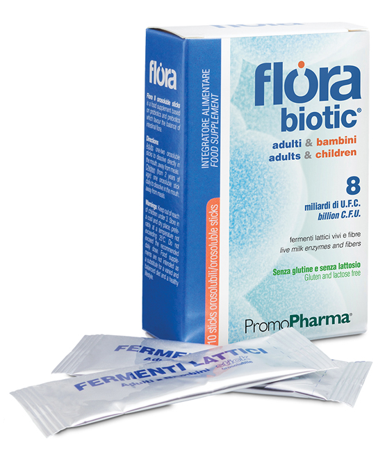 FLORA 8 10 STICK OROSOLUBILI ADULTI E BAMBINI - Antica Farmacia Ferrari