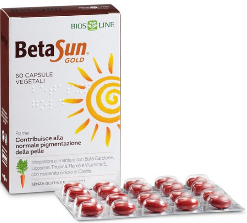 BIOSLINE BETA SUN GOLD 60 CAPSULE 34 G - Antica Farmacia Ferrari
