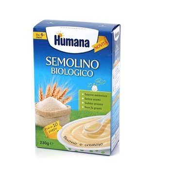 HUMANA SEMOLINO BIOLOGICO 230 G - Antica Farmacia Ferrari