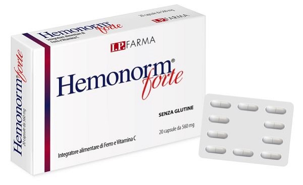 HEMONORM FORTE 20 CAPSULE 560 MG SENZA GLUTINE - Oltrefarma