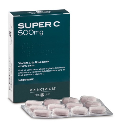 PRINCIPIUM SUPER C 500 24 COMPRESSE 24,2 G - Antica Farmacia Ferrari