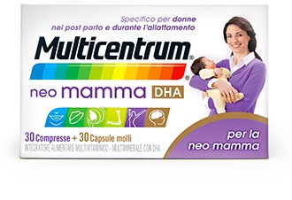 MULTICENTRUM NEO MAMMA DHA 30 COMPRESSE + 30 CAPSULE MOLLI - Antica Farmacia Ferrari