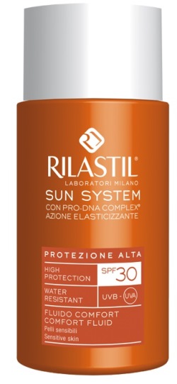 RILASTIL SUN SYSTEM PHOTO PROTECTION THERAPY SPF30 COMFORT FLUIDO 50 ML - Antica Farmacia Ferrari