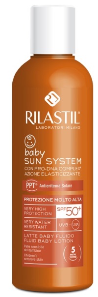 RILASTIL SUN SYSTEM PHOTO PROTECTION THERAPY SPF50+ BABY FLUIDO 200 ML - Antica Farmacia Ferrari