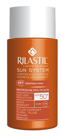 RILASTIL SUN SYSTEM PHOTO PROTECTION THERAPY SPF50+ COMFORT COLOR 50 ML - Antica Farmacia Ferrari