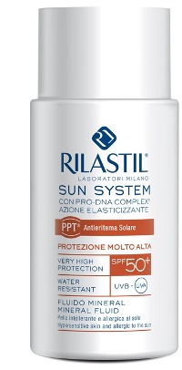 RILASTIL SUN SYSTEM PHOTO PROTECTION THERAPY SPF50+ FLUIDO MINERAL 50 ML - Antica Farmacia Ferrari
