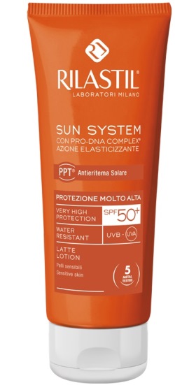 RILASTIL SUN SYSTEM PHOTO PROTECTION THERAPY SPF50+ LATTE 100 ML - Antica Farmacia Ferrari