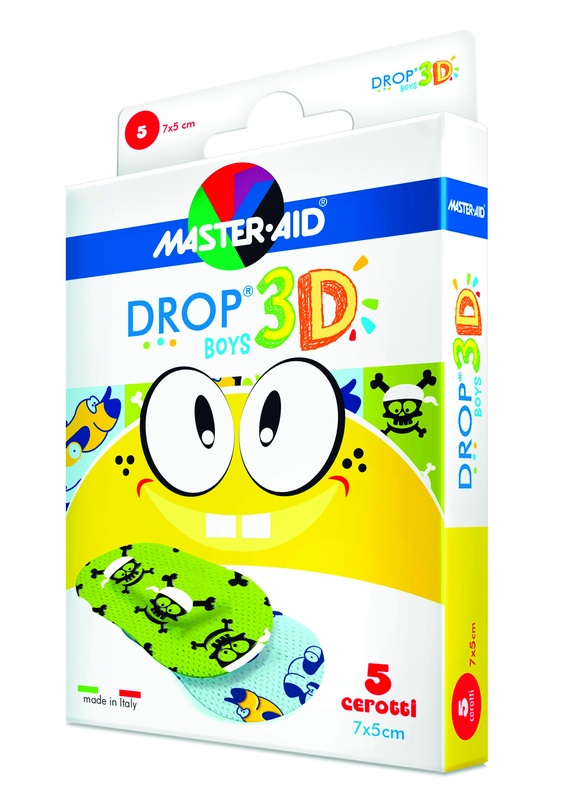 CEROTTO MASTER-AID DROP3D BOYS 7X5 5 PEZZI - Antica Farmacia Ferrari