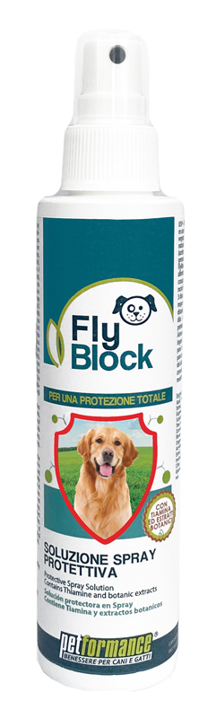 FLYBLOCK SOLUZIONE SPRAY PROTEZIONE CANE 150 ML - Antica Farmacia Ferrari