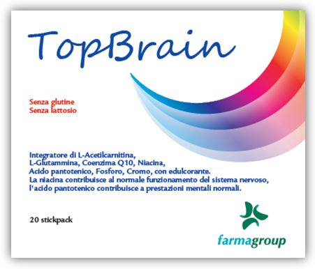 TOPBRAIN 20 STICK 4,5 G - Antica Farmacia Ferrari