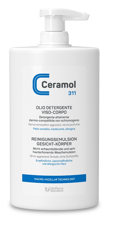 CERAMOL 311 OLIO DETERGENTE VISO/CORPO 400 ML - Antica Farmacia Ferrari