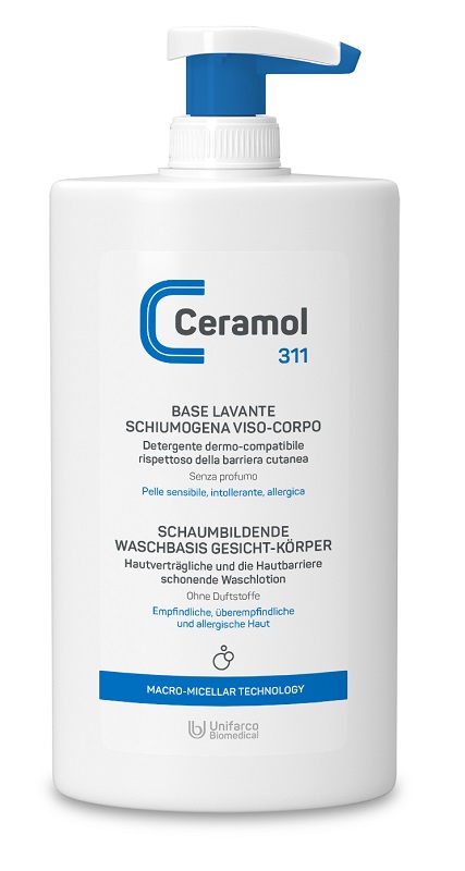 CERAMOL BASE LAVANTE SCHIUMOGENA 400 ML - Antica Farmacia Ferrari