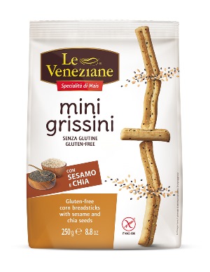 LE VENEZIANE MINI GRISSINI SESAMO E CHIA 250 G - Antica Farmacia Ferrari