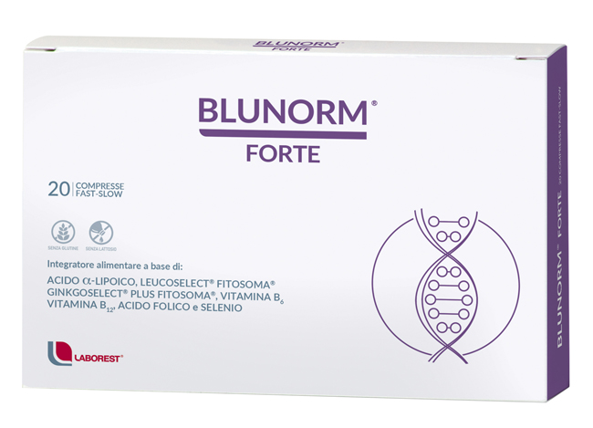 BLUNORM FORTE 20 COMPRESSE - Antica Farmacia Ferrari