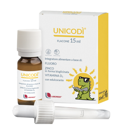 UNICODI' 15 ML FLUORO ZINCO VITAMINA D3 - Antica Farmacia Ferrari