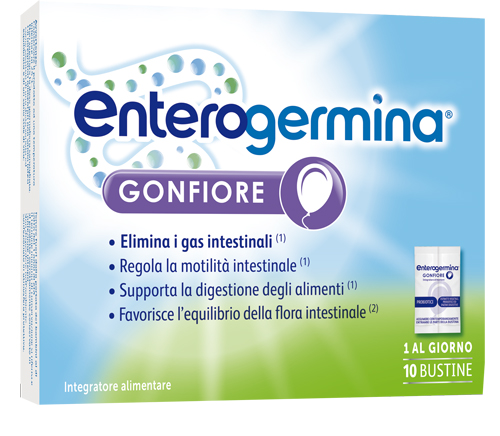 ENTEROGERMINA GONFIORE 10 BUSTINE BIPARTITE - Antica Farmacia Ferrari