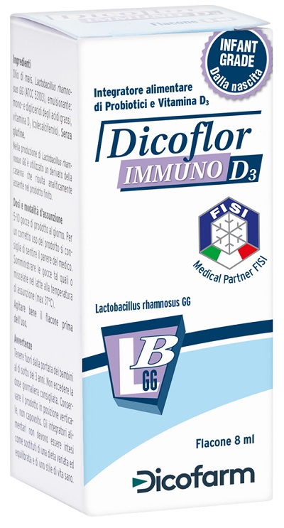 DICOFLOR IMMUNO D3 8 ML FLACONE - Antica Farmacia Ferrari