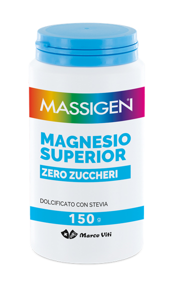 MASSIGEN MAGNESIO SUPERIOR ZERO ZUCCHERI 150 G - Antica Farmacia Ferrari